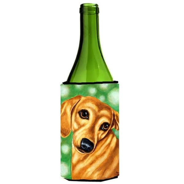 Carolines Treasures AMB1414LITERK The Eyes Have It Dachshund Wine Bottle Can cooler Hugger AMB1414LITERK - main